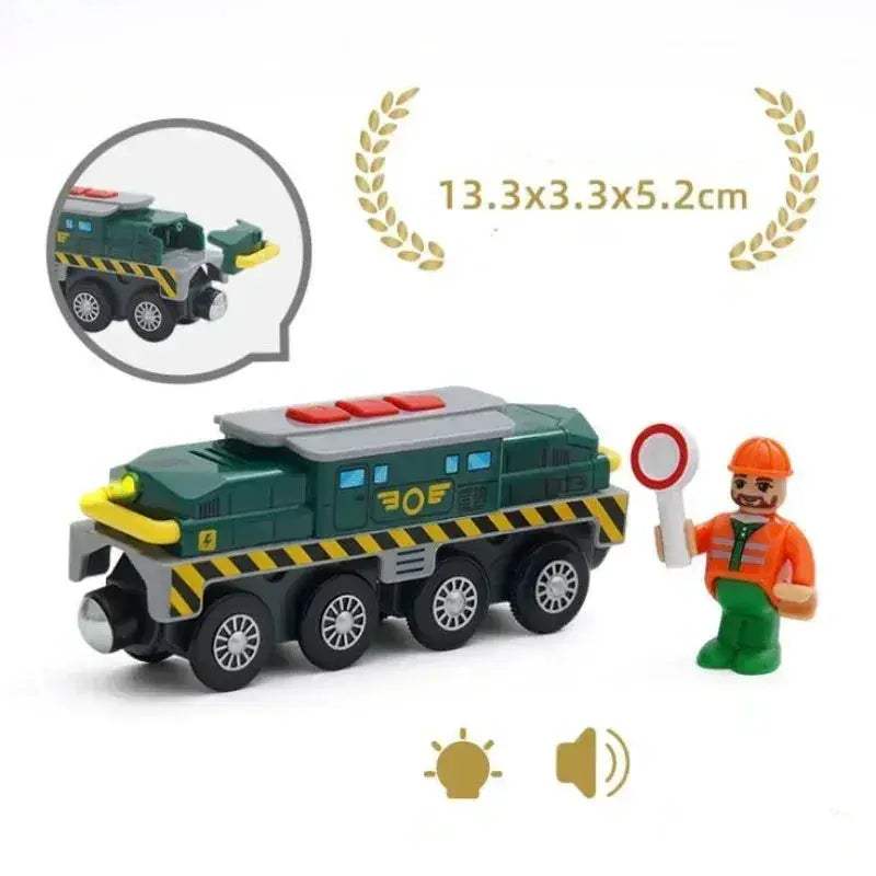 RC Electric Train Diecast Locomotive Magnetic For Kids - ToylandEU