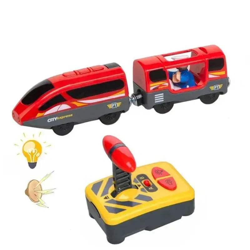 RC Electric Train Diecast Locomotive Magnetic For Kids - ToylandEU