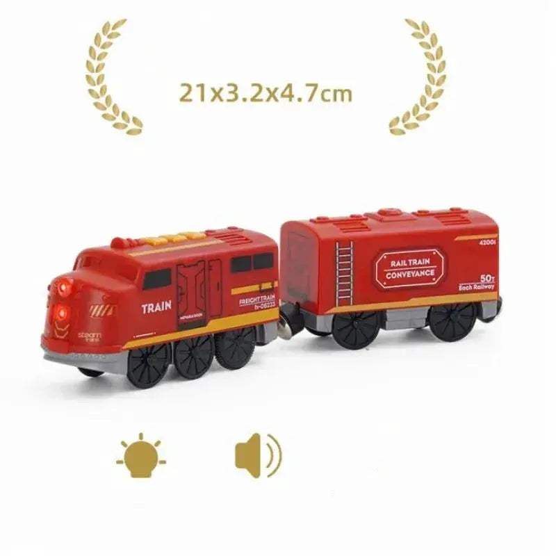 RC Electric Train Diecast Locomotive Magnetic For Kids - ToylandEU
