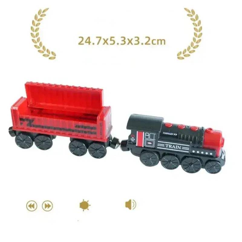 RC Electric Train Diecast Locomotive Magnetic For Kids - ToylandEU