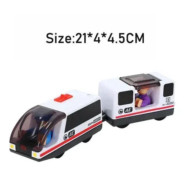  RC Electric Train Set Diecast Locomotive Magnetic Rail -  ToylandEU™