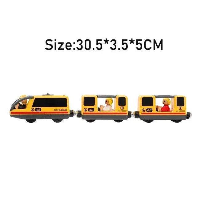  RC Electric Train Set Diecast Locomotive Magnetic Rail -  ToylandEU™