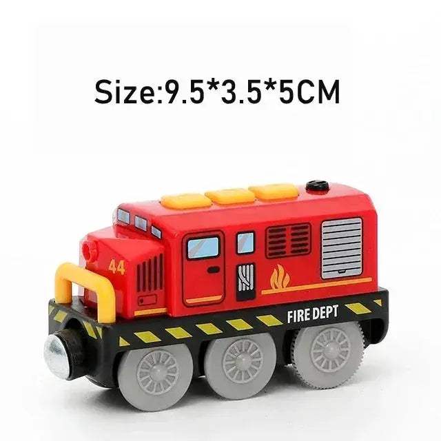 RC Electric Train Set With Diecast Locomotive And Magnetic Track - ToylandEU
