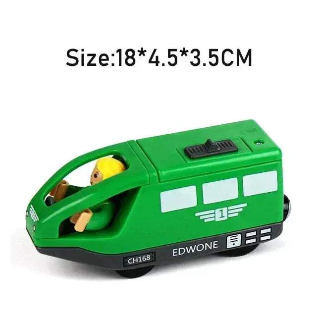 RC Electric Train Set With Diecast Locomotive And Magnetic Track - ToylandEU