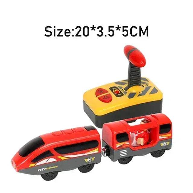 RC Electric Train Set With Diecast Locomotive And Magnetic Track - ToylandEU