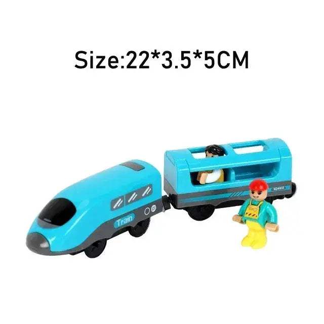 RC Electric Train Set With Diecast Locomotive And Magnetic Track - ToylandEU