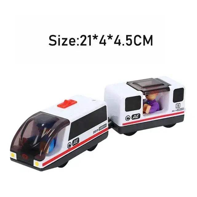 RC Electric Train Set With Diecast Locomotive And Magnetic Track - ToylandEU