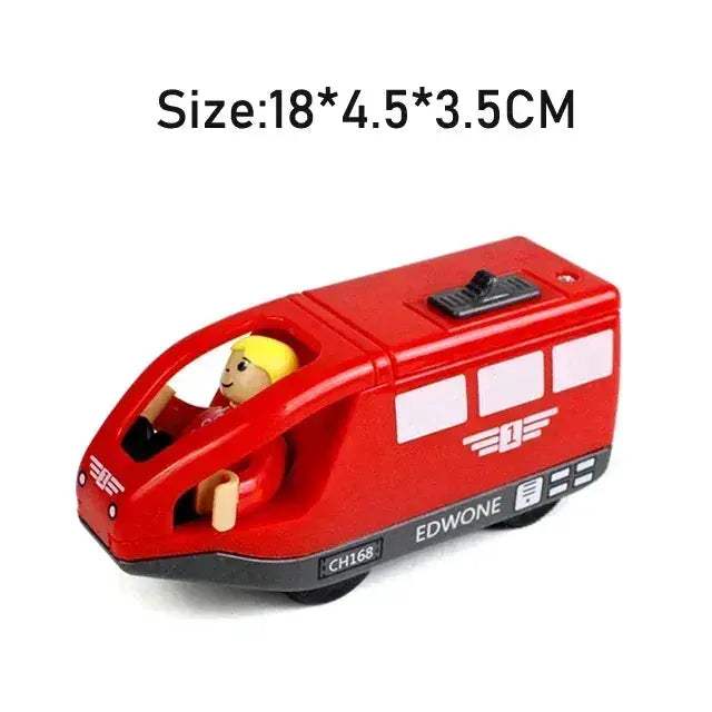 RC Electric Train Set With Diecast Locomotive And Magnetic Track - ToylandEU