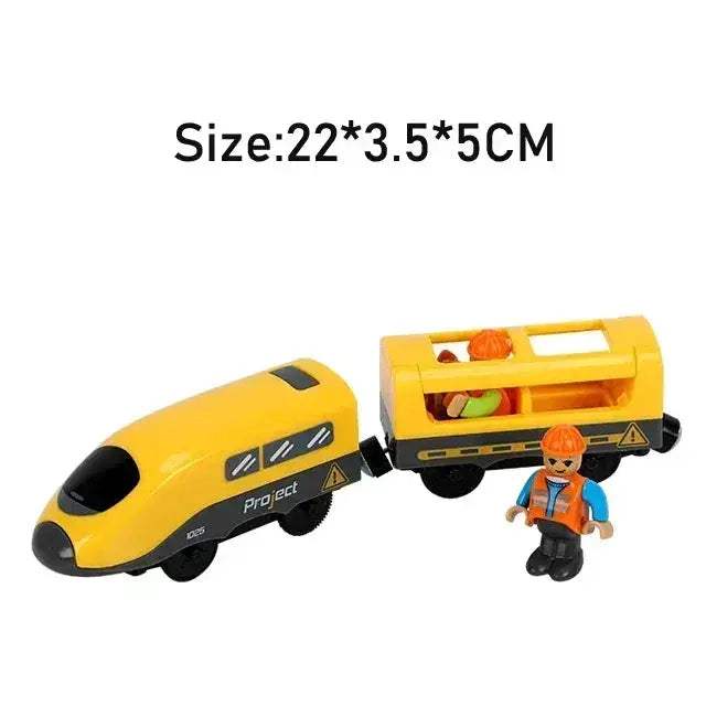 RC Electric Train Set With Diecast Locomotive And Magnetic Track - ToylandEU