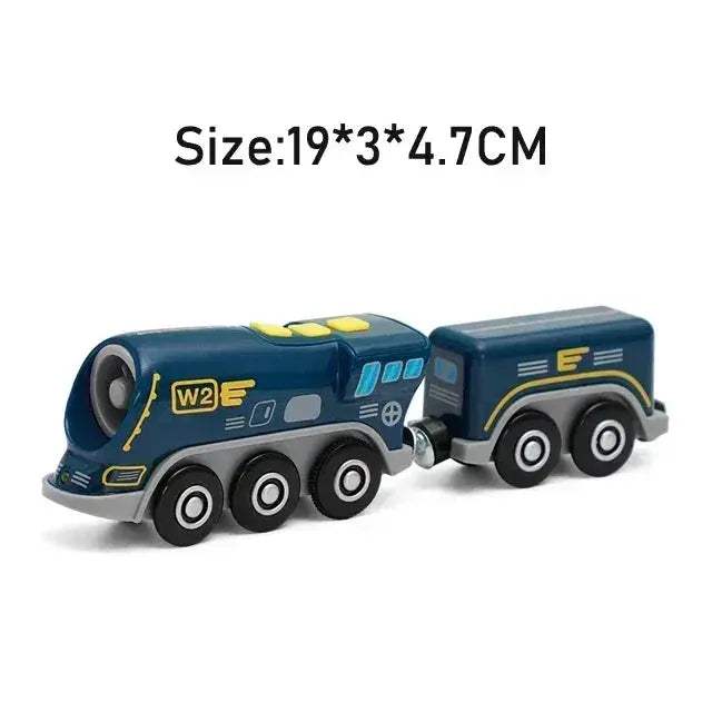 RC Electric Train Set With Diecast Locomotive And Magnetic Track - ToylandEU