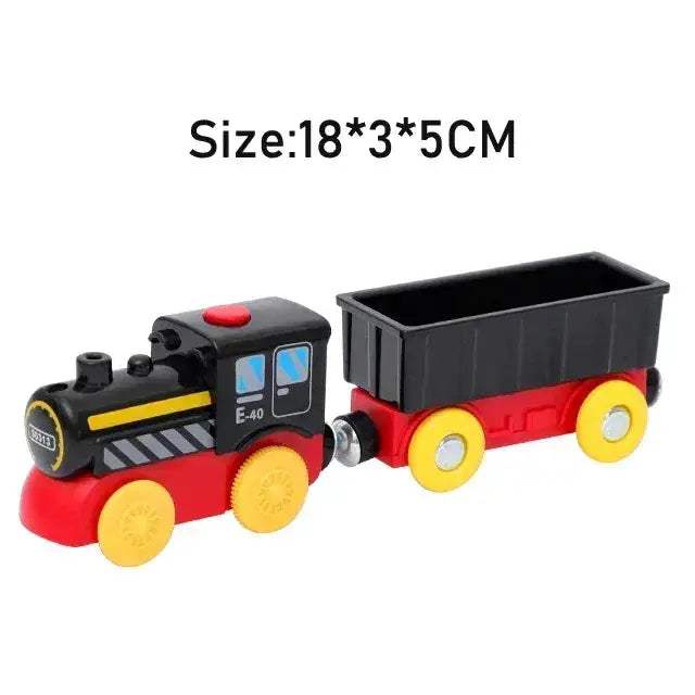 RC Electric Train Set With Diecast Locomotive And Magnetic Track - ToylandEU