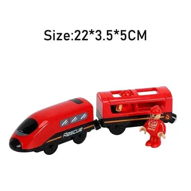 RC Electric Train Set With Diecast Locomotive And Magnetic Track - ToylandEU
