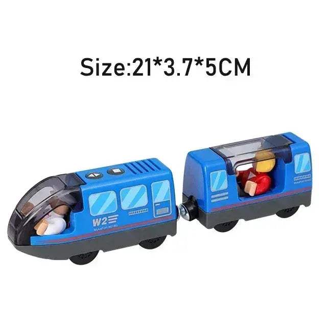 RC Electric Train Set With Diecast Locomotive And Magnetic Track - ToylandEU