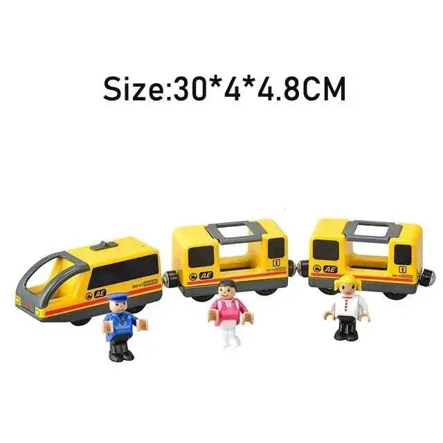 RC Electric Train Set With Diecast Locomotive And Magnetic Track - ToylandEU