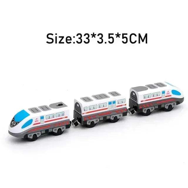 RC Electric Train Set With Diecast Locomotive And Magnetic Track - ToylandEU