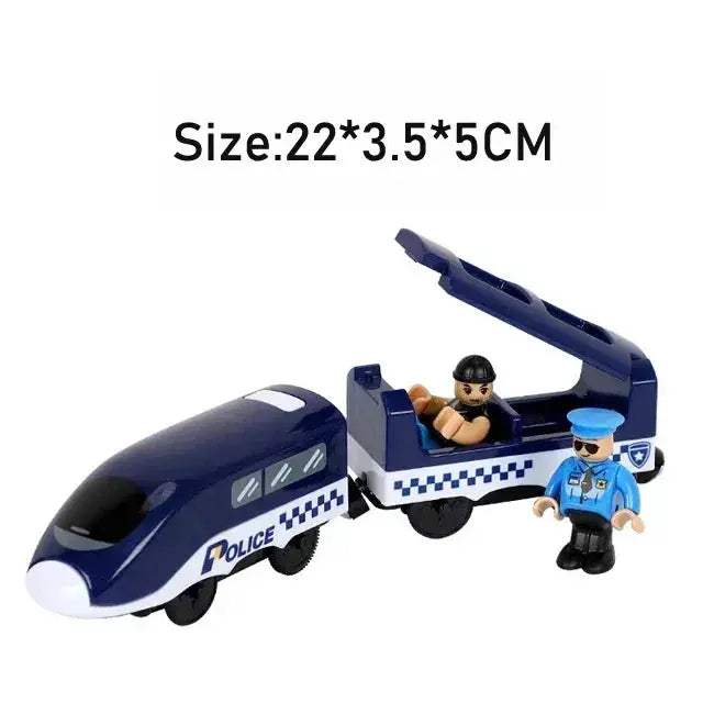 RC Electric Train Set With Diecast Locomotive And Magnetic Track - ToylandEU