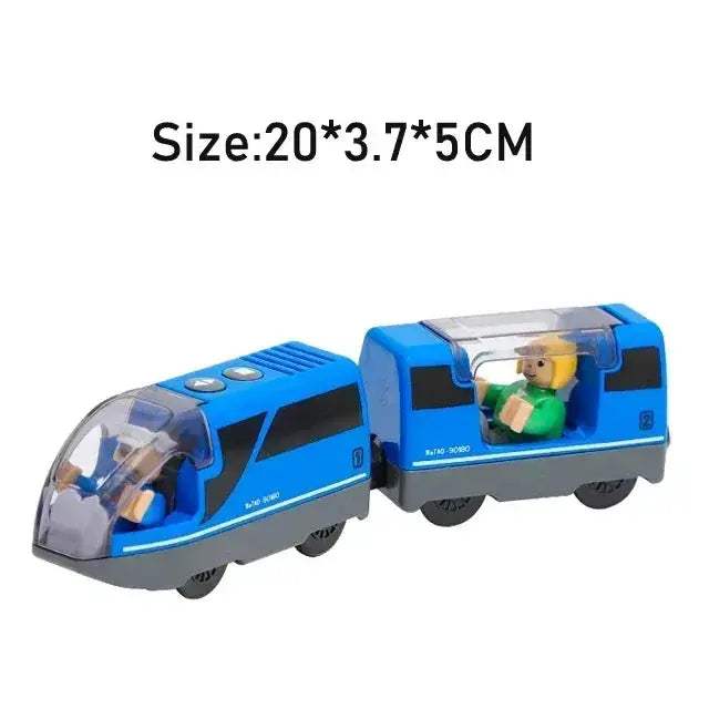 RC Electric Train Set With Diecast Locomotive And Magnetic Track - ToylandEU