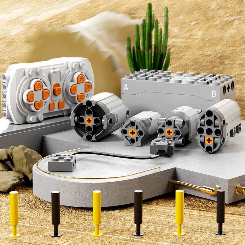 RC Engineering Vehicle Building Blocks Bulldozer Kids Gift - ToylandEU