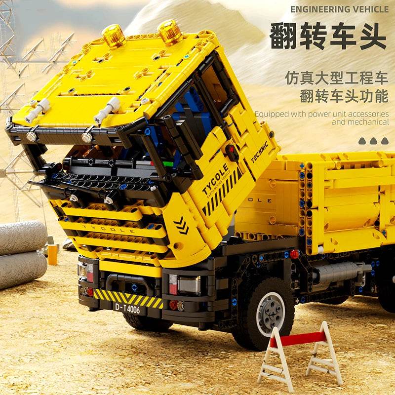 RC Engineering Vehicle Building Blocks Bulldozer Kids Gift - ToylandEU