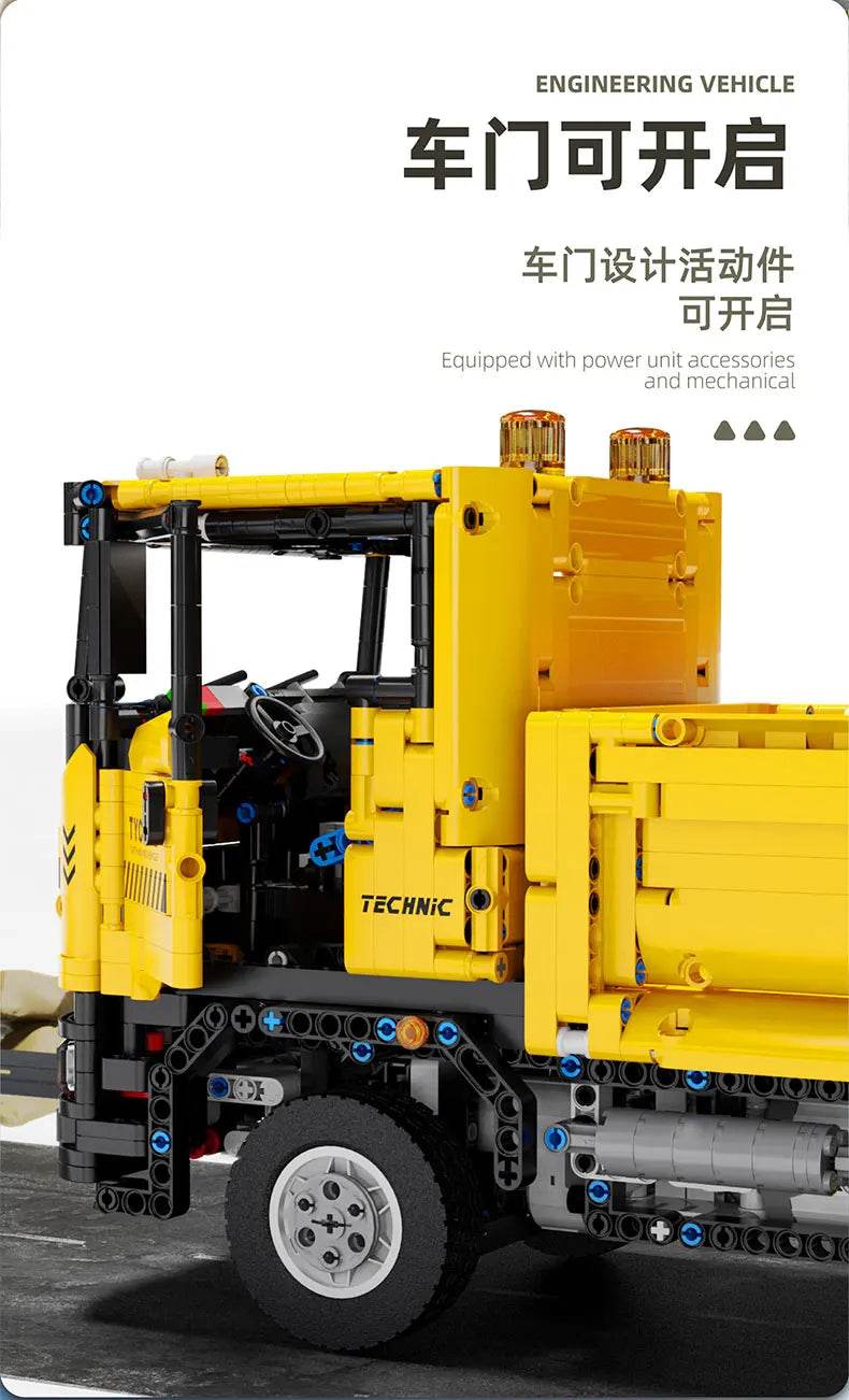 RC Engineering Vehicle Building Blocks Bulldozer Kids Gift - ToylandEU