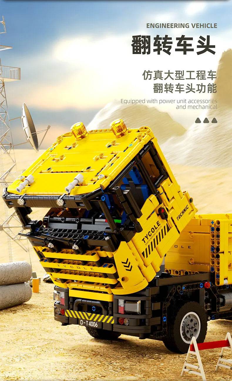 RC Engineering Vehicle Building Blocks Bulldozer Kids Gift - ToylandEU