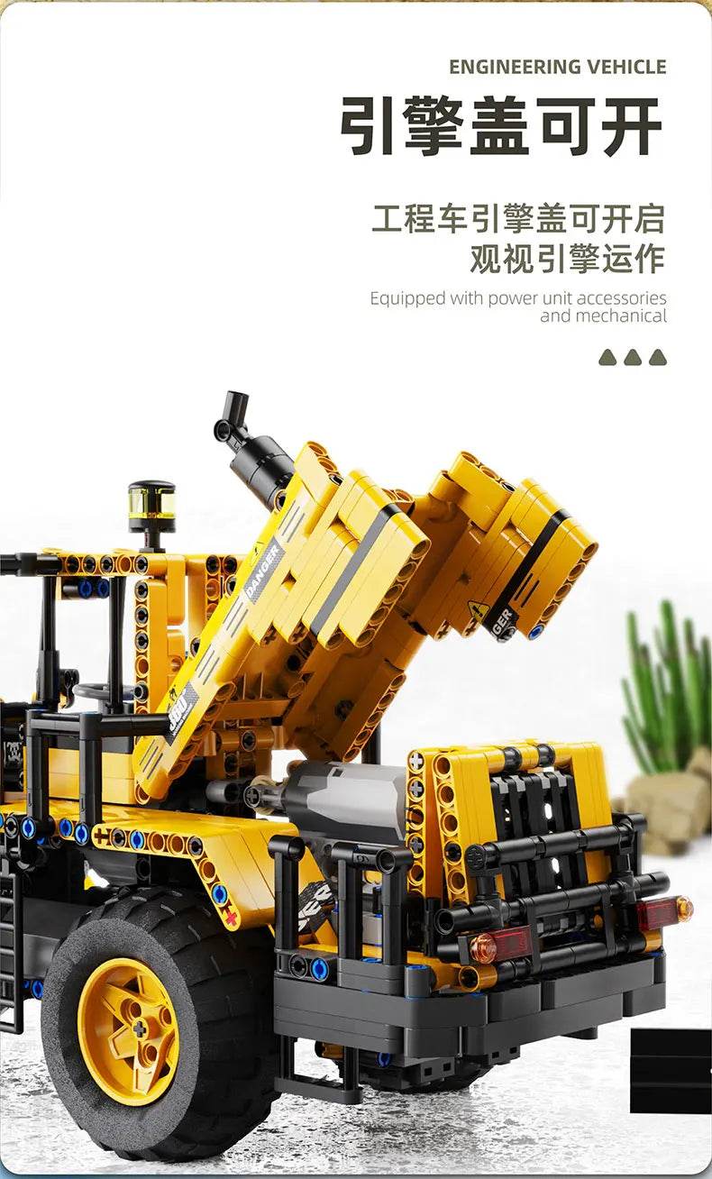 RC Engineering Vehicle Building Blocks Bulldozer Kids Gift - ToylandEU