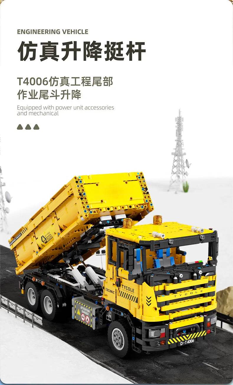 RC Engineering Vehicle Building Blocks Bulldozer Kids Gift - ToylandEU