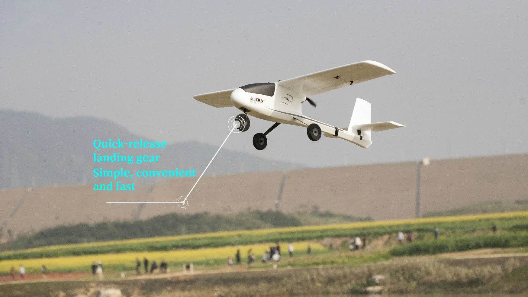 RC Esky Eagle Beginner Brushless RC Fixed-Wing Combat Drone Electric Model PNP - ToylandEU