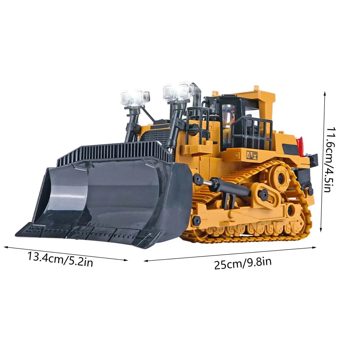 RC Excavator 1/20 2.4GHz 11CH Educational Construction Toy - ToylandEU