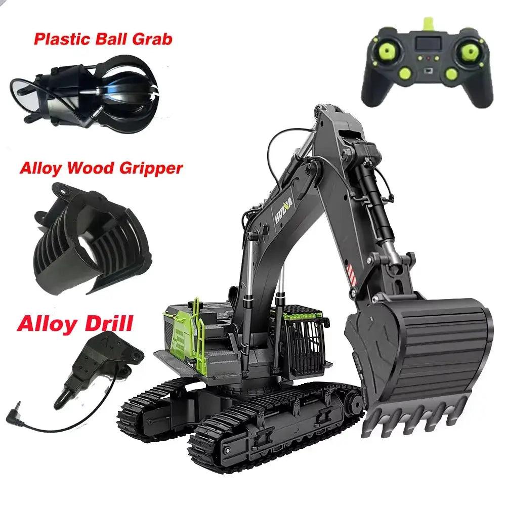  RC Excavator Dumper Truck Durable Alloy Radio Control -  ToylandEU™
