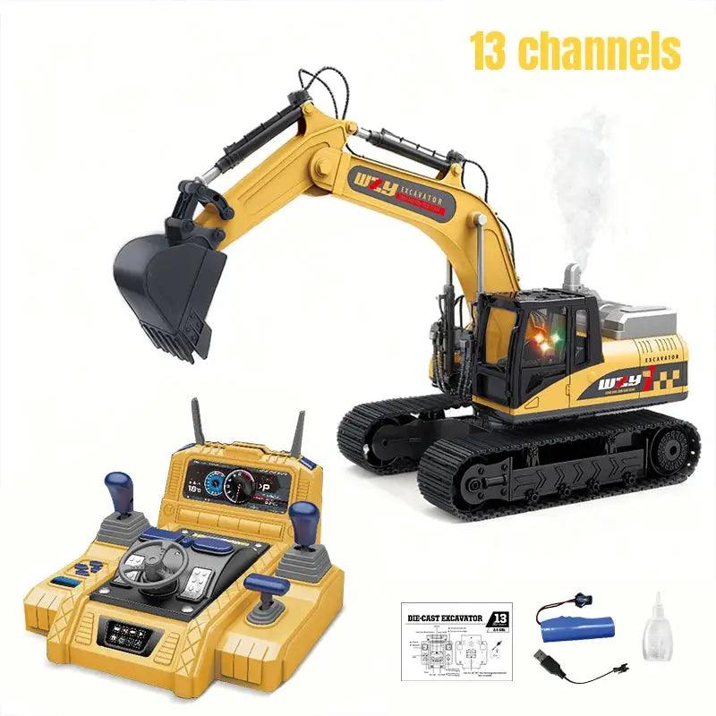  RC Excavator Durable Alloy Remote Control Toy For Boys -  ToylandEU™