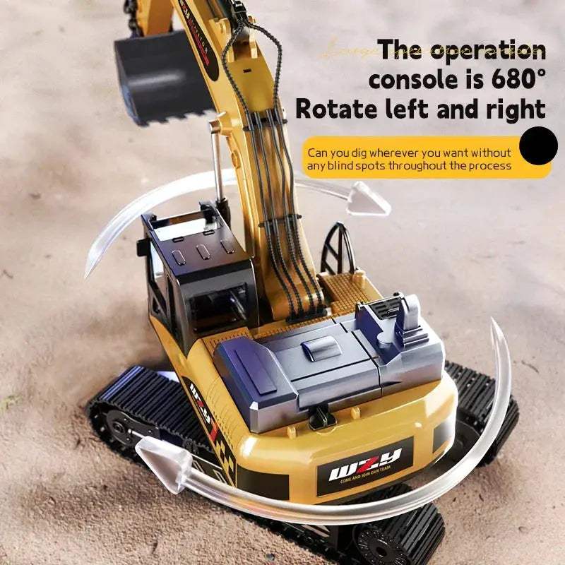  RC Excavator Durable Alloy Remote Control Toy For Boys -  ToylandEU™