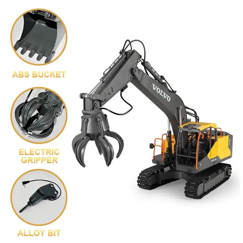  RC Excavator Remote Control 3 In 1 Realistic Crawler -  ToylandEU™