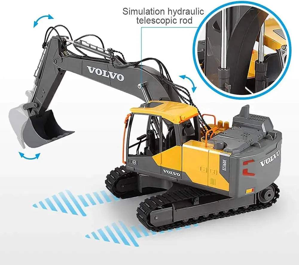  RC Excavator Remote Control 3 In 1 Realistic Crawler -  ToylandEU™