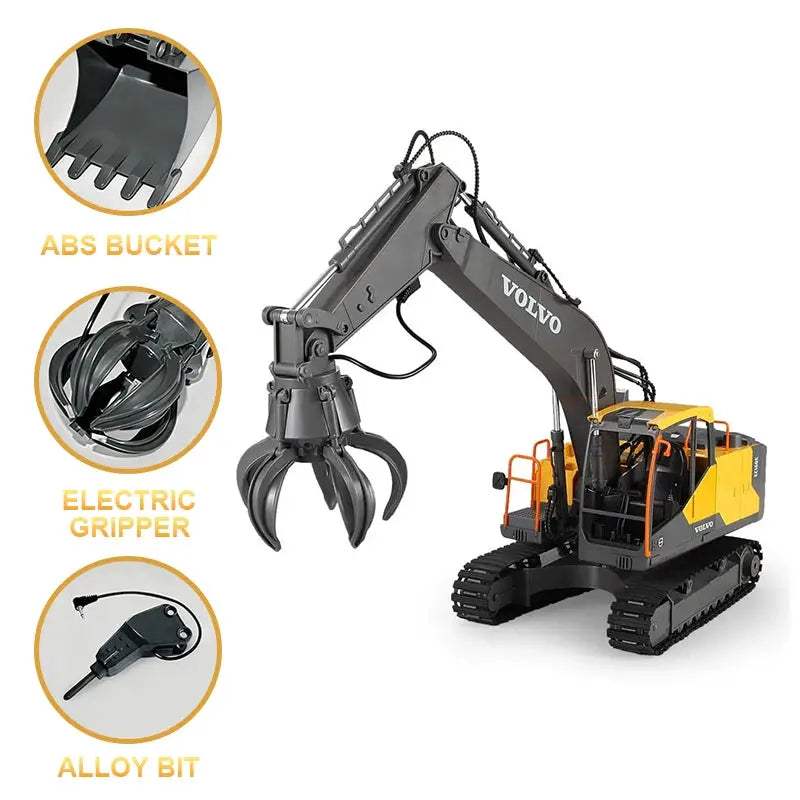  RC Excavator Remote Control 3 In 1 Realistic Crawler -  ToylandEU™