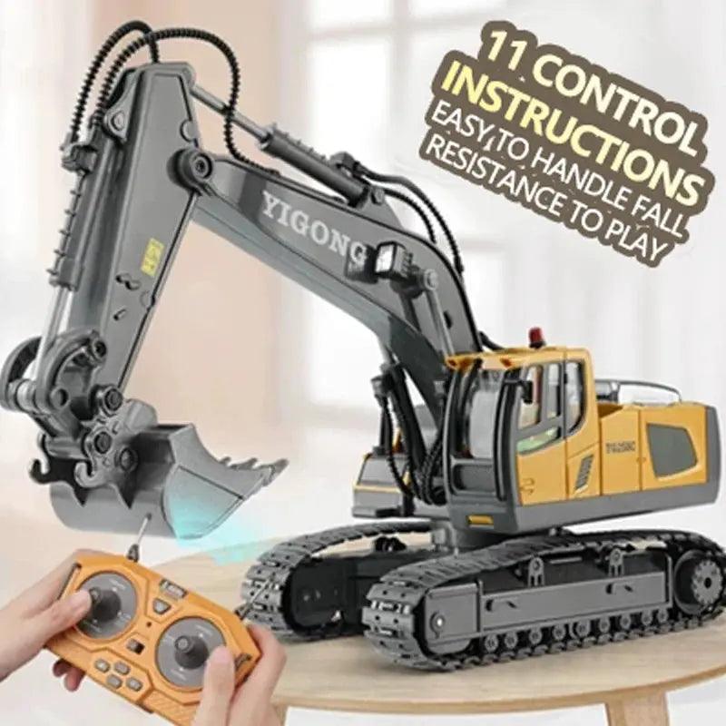 RC Excavator Remote Control Toy CE Certified Durable -  ToylandEU™