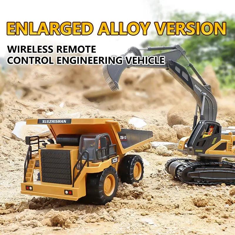  RC Excavator Remote Control Toy CE Certified Durable -  ToylandEU™