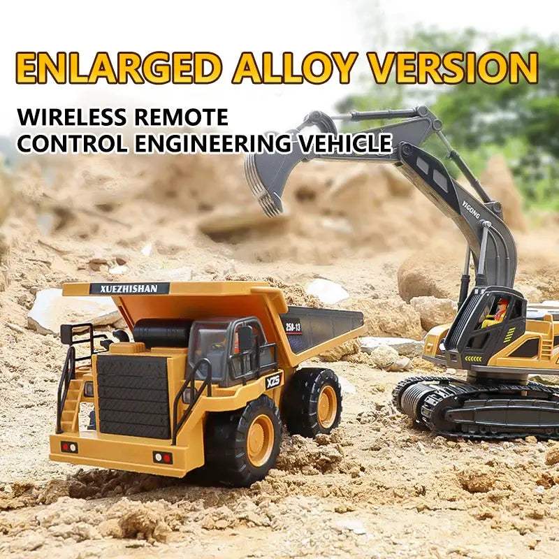  RC Excavator Remote Control Toy CE Certified Durable -  ToylandEU™