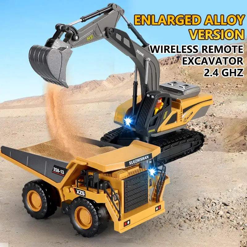  RC Excavator Remote Control Toy CE Certified Durable -  ToylandEU™