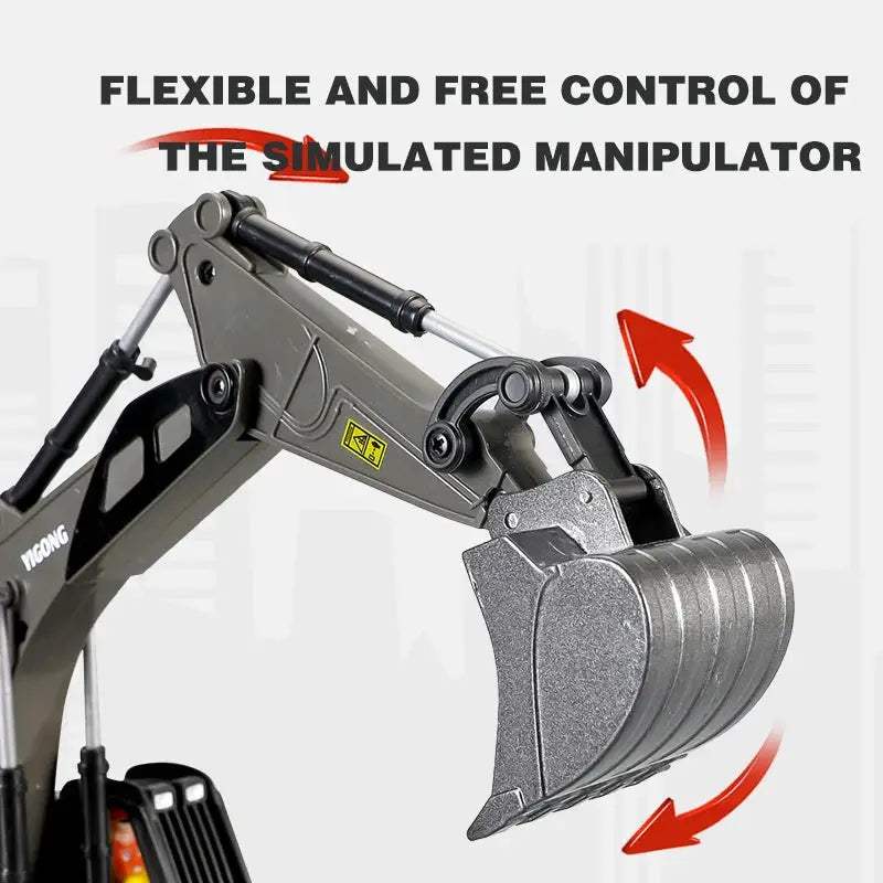  RC Excavator Remote Control Toy CE Certified Durable -  ToylandEU™