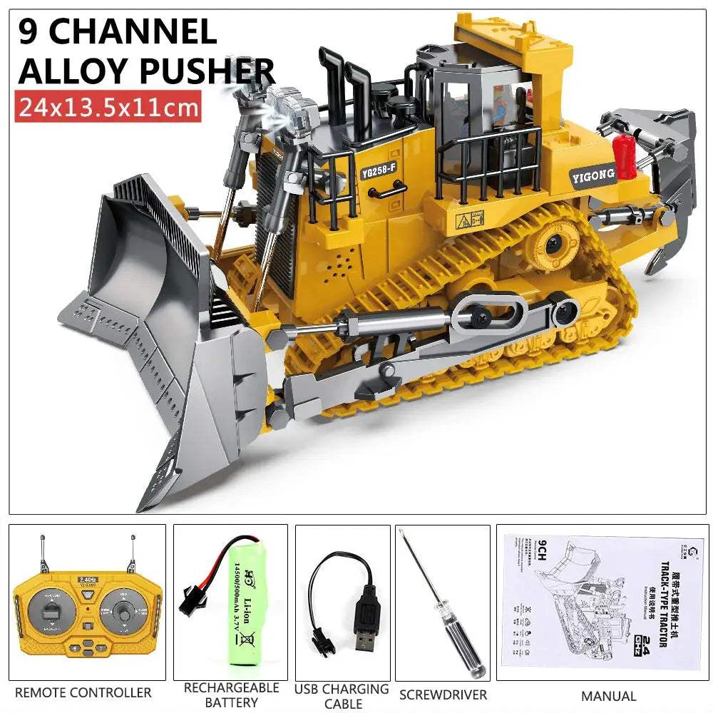  RC Excavator Remote Control Toy CE Certified Durable -  ToylandEU™