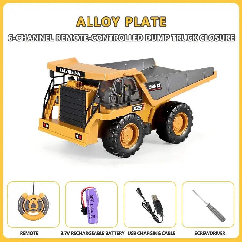  RC Excavator Remote Control Toy CE Certified Durable -  ToylandEU™
