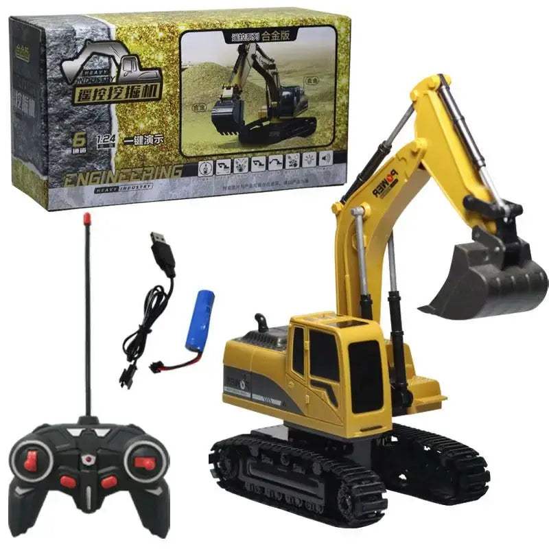  RC Excavator Remote Control Toy CE Certified Durable -  ToylandEU™