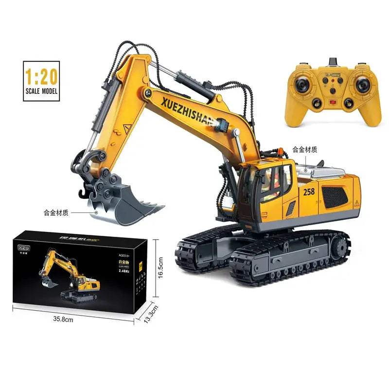  RC Excavator Remote Control Toy CE Certified Durable -  ToylandEU™