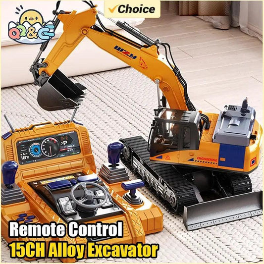  RC Excavator Toy Alloy Build Remote Control -  ToylandEU™
