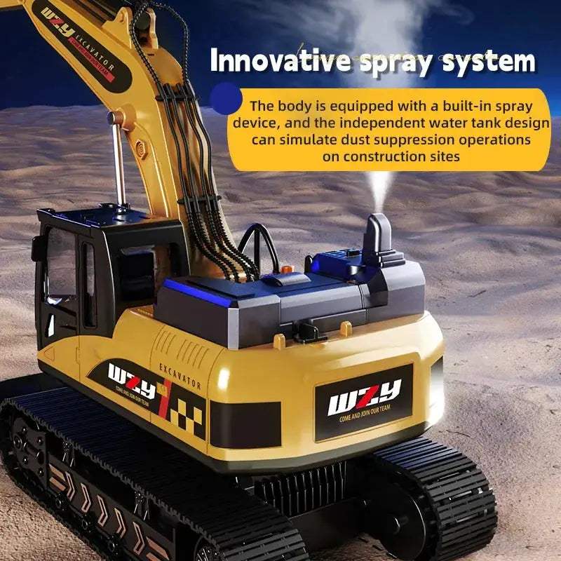  RC Excavator Toy Alloy Build Remote Control -  ToylandEU™