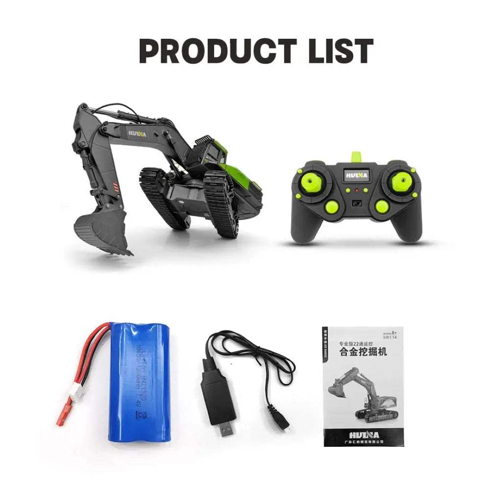  RC Excavator Toy Durable Alloy Crawler Dumper Truck -  ToylandEU™