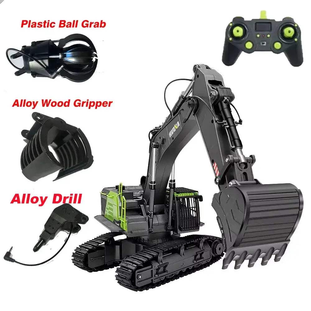  RC Excavator Toy Durable Alloy Crawler Dumper Truck -  ToylandEU™