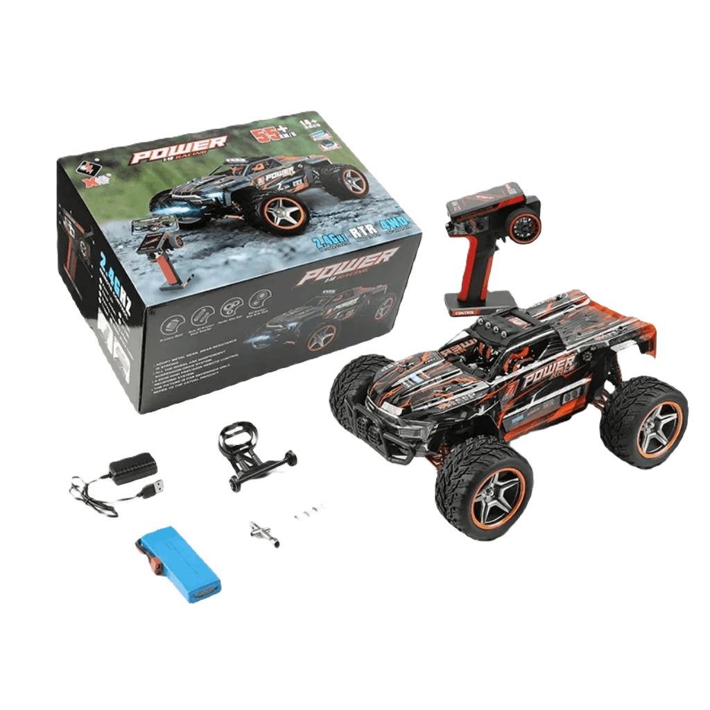 RC Extreme Speed WLtoys 1/10 4WD Brushless RC Drift Truck - 55KM/H Fun! - ToylandEU