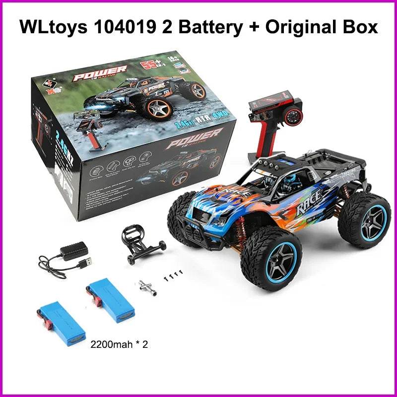 RC Extreme Speed WLtoys 1/10 4WD Brushless RC Drift Truck - 55KM/H Fun! - ToylandEU